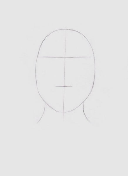 Obrys rysunku twarzy kobiety